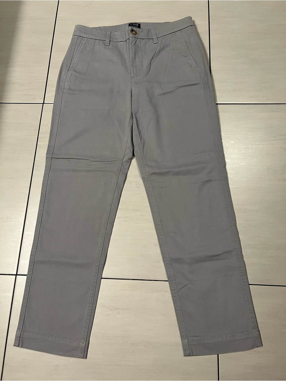 NWOT J.Crew High-Rise Girlfriend Chino Pants Gray Size 4